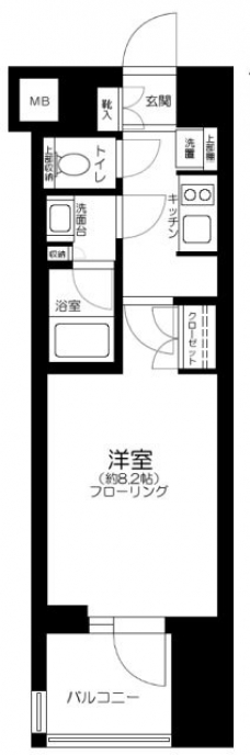 ライオンズ東京菊川ミレスの間取り図