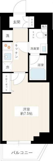 ＨＹ’ｓ ｃｒｅｃｅｒ 清澄白河の間取り図