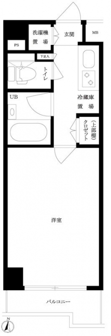 ルーブル豊島千川の間取り図