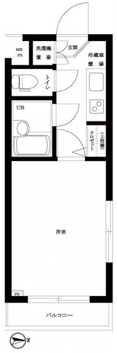 ルーブル三軒茶屋の間取り図