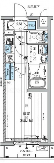 メインステージ板橋蓮根IIの間取り図
