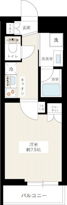 ジュイールパルフェ西新井の間取り図