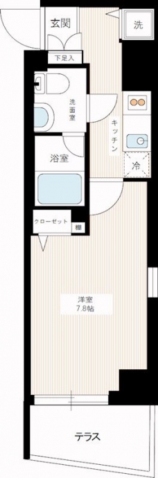 マキシヴ蒲田の間取り図