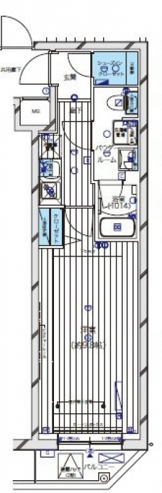 メインステージ新宿中井の間取り図