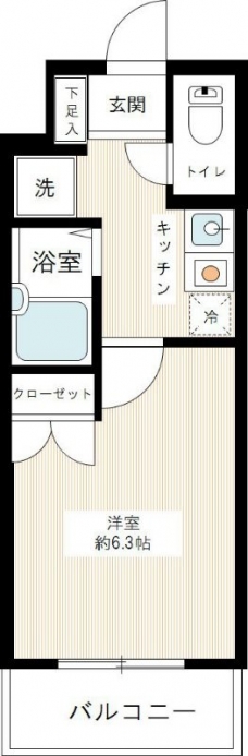 ヴェルト池袋の間取り図