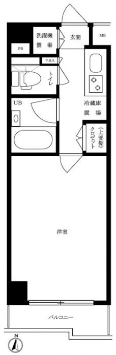 ルーブル豊島千川の間取り図