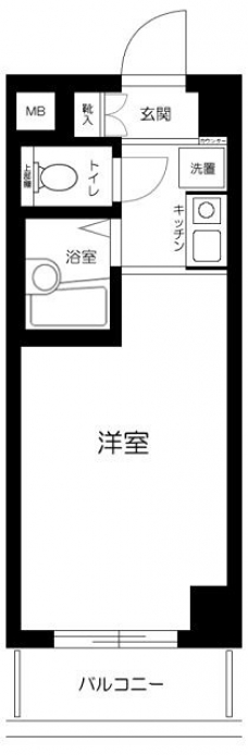 スカイコート駒場東大前の間取り図