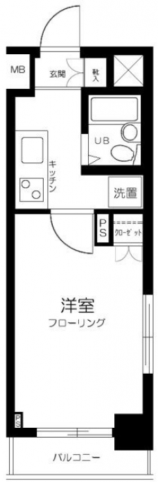 ルーブル千歳船橋の間取り図