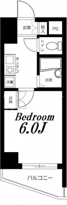 ヴェルステージ戸越銀座の間取り図