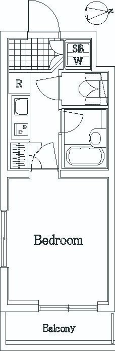 ルーブル西荻窪の間取り図