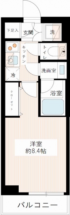 ＭＡＸＩＶ北千住の間取り図