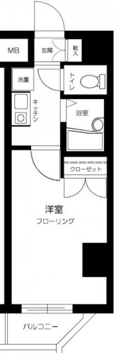 ヴェルト池袋の間取り図