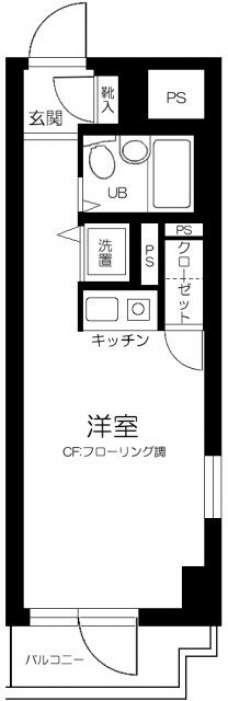 リバティヒルズ中野江原の間取り図