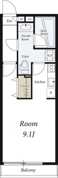 リブリ・Sunnyの間取り図
