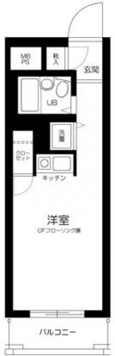 リバティヒルズ中野江原の間取り図