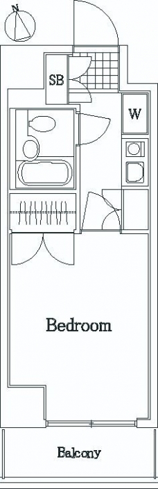 メインステージ大森海岸の間取り図