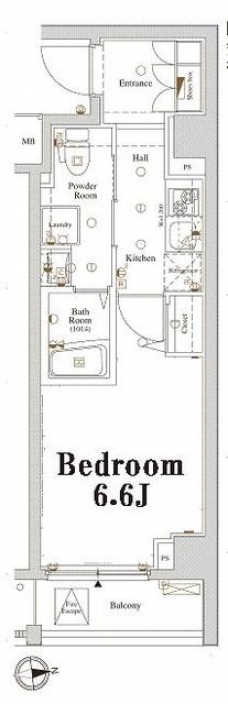 アクサス大塚の間取り図