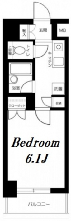 菱和パレス五反田西の間取り図