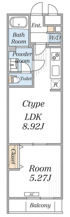 （仮称）リブリ・葛飾区西亀有二丁目の間取り図