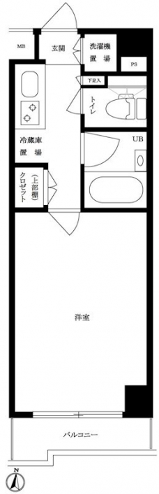 ルーブル豊島千川の間取り図
