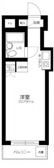 スカイコート大森第２の間取り図