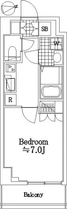 クレヴィスタ亀戸IIの間取り図