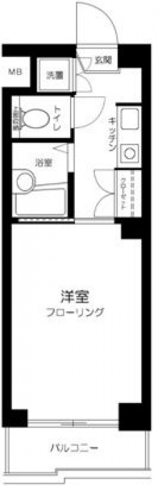 ルーブル世田谷の間取り図