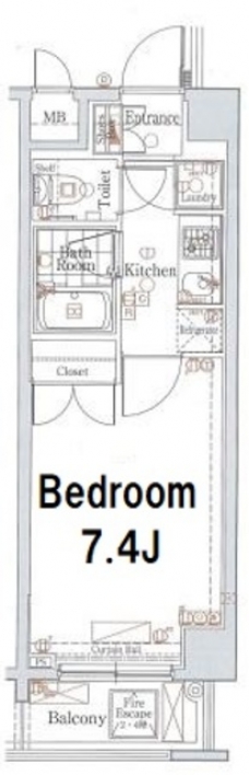 グラントゥルース板橋本町の間取り図
