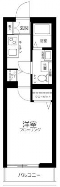 リキュー王子神谷の間取り図