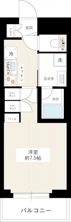 ジュイールパルフェ西新井の間取り図