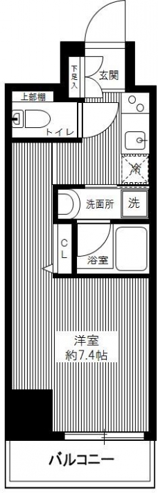 メインステージ立川の間取り図