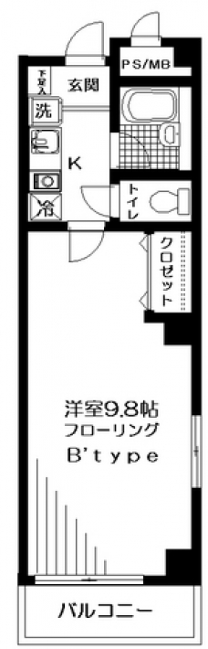 ラルク赤羽の間取り図