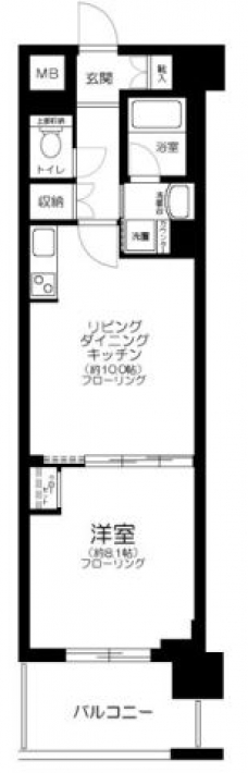 ＬＡ.　ＰＲＹＬＥ新横浜の間取り図