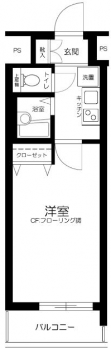 スカイコート神田の間取り図