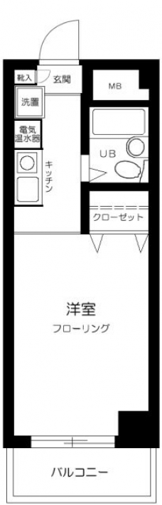 クレアパーク野方の間取り図