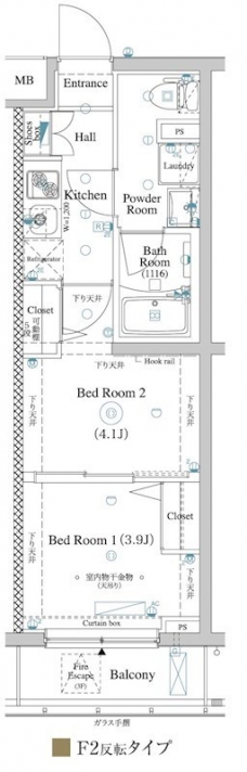 アークマーク中野鷺宮の間取り図