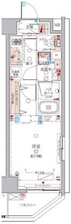 クレヴィスタ板橋大山の間取り図
