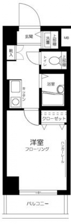 メインステージ白金高輪の間取り図