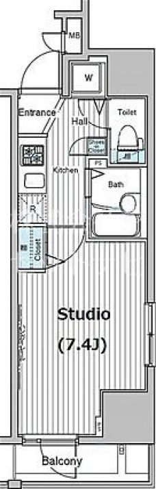ガラ・シティ笹塚駅前の間取り図