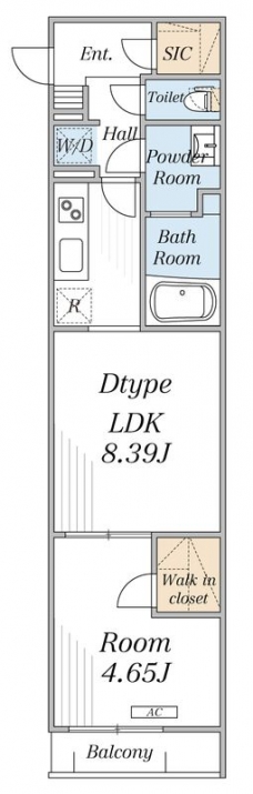 （仮称）リブリ・葛飾区西亀有二丁目の間取り図
