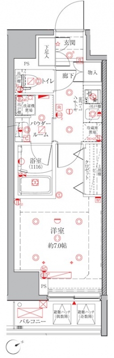 クレイシアIDZ三田の間取り図
