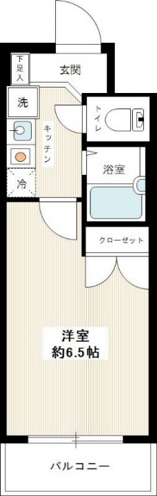 ヴェルト池袋の間取り図