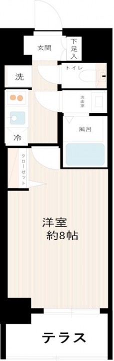 ＭＡＸＩＶ西大島の間取り図