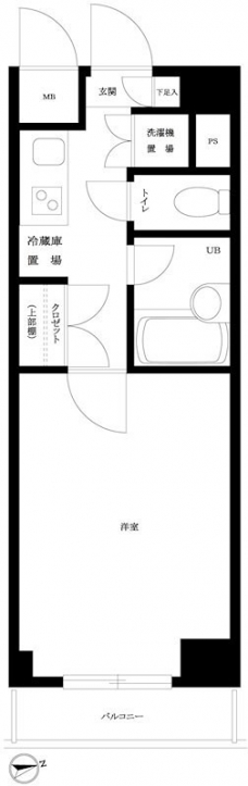 ルーブル渋谷松濤の間取り図