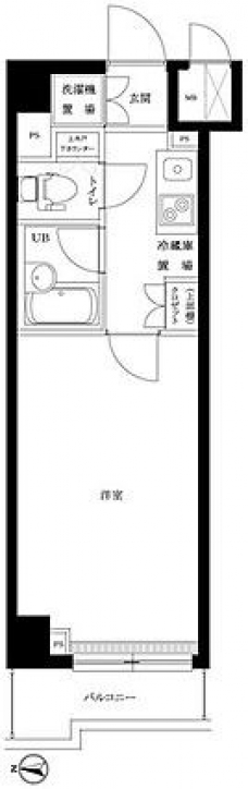 ルーブル明大前の間取り図