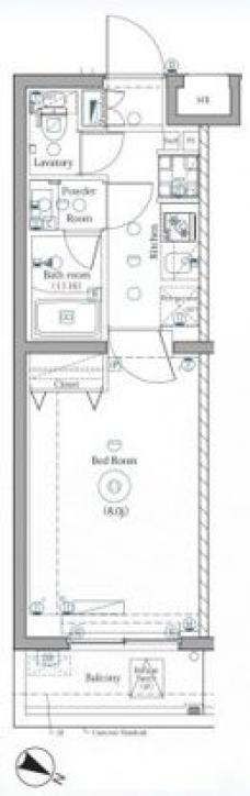 DIPS明大前の間取り図
