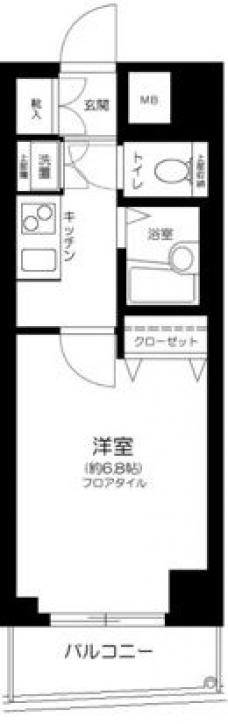 ステージファースト三軒茶屋IIの間取り図