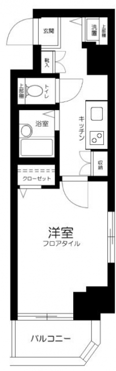スカイコート神楽坂壱番館の間取り図