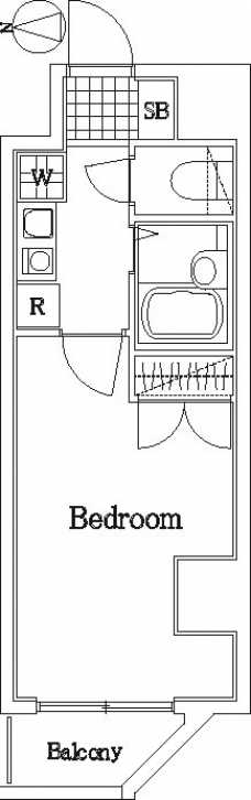 ヴェルト池袋の間取り図