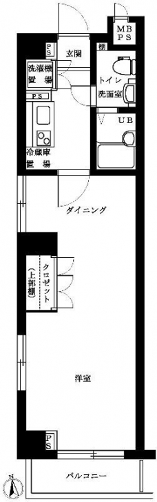 ルーブル代田橋の間取り図